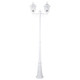 Chester Twin Head Tall Post Light - White Finish / B22 Chester Twin Head Tall Post Light - White Finish / B22